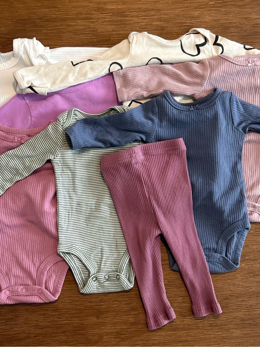 Bundle of 8 Long Sleeve and Pants for Baby